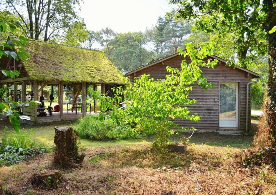 Chalet Cosy Au Coeur De La Foret De Broceliande Beignon Exterior photo